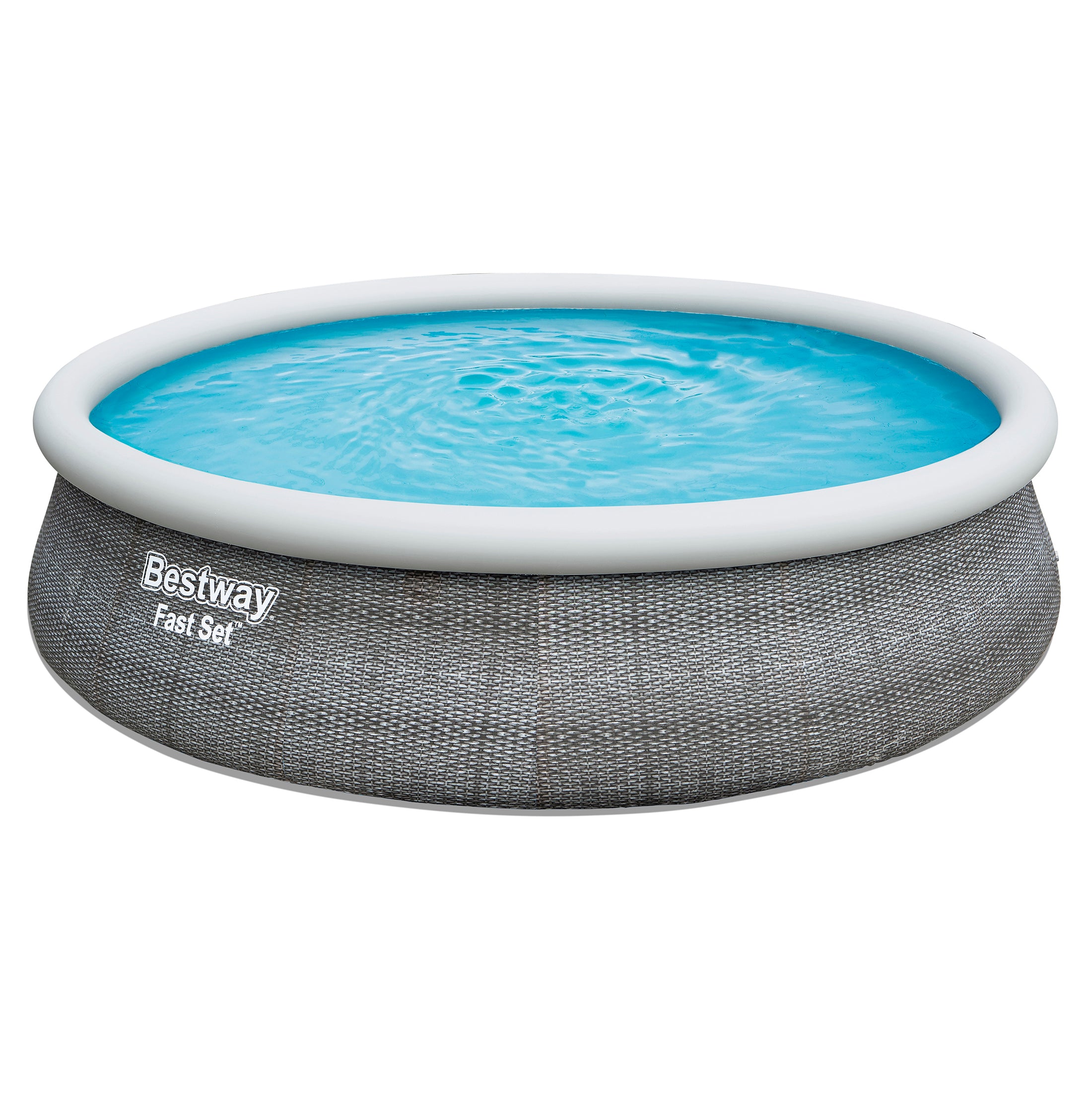 Revêtement de rechange pour piscine hors sol ronde Fast Set 15 pi x 33 po, en rotin tressé