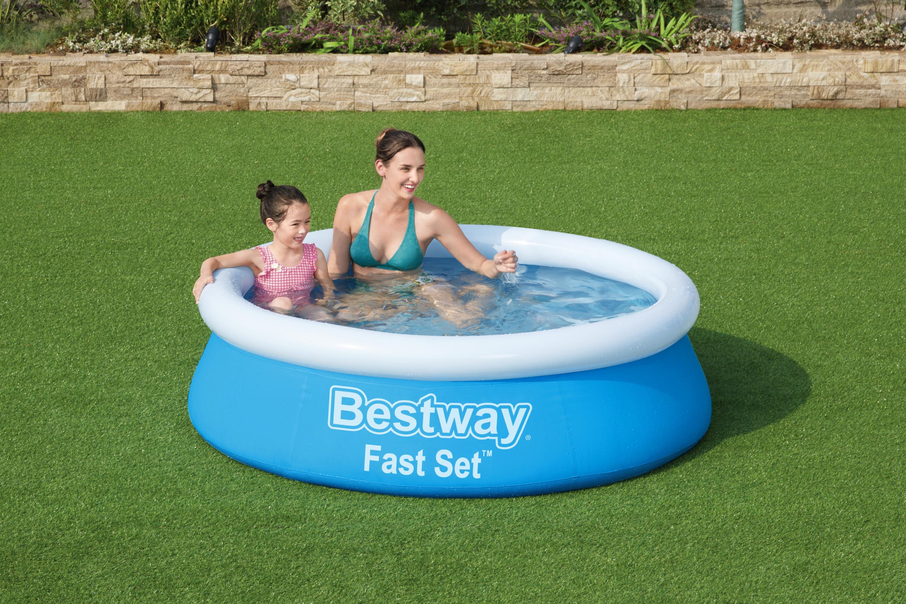 Bestway Fast Set 6’ x 20” Round Inflatable Pool