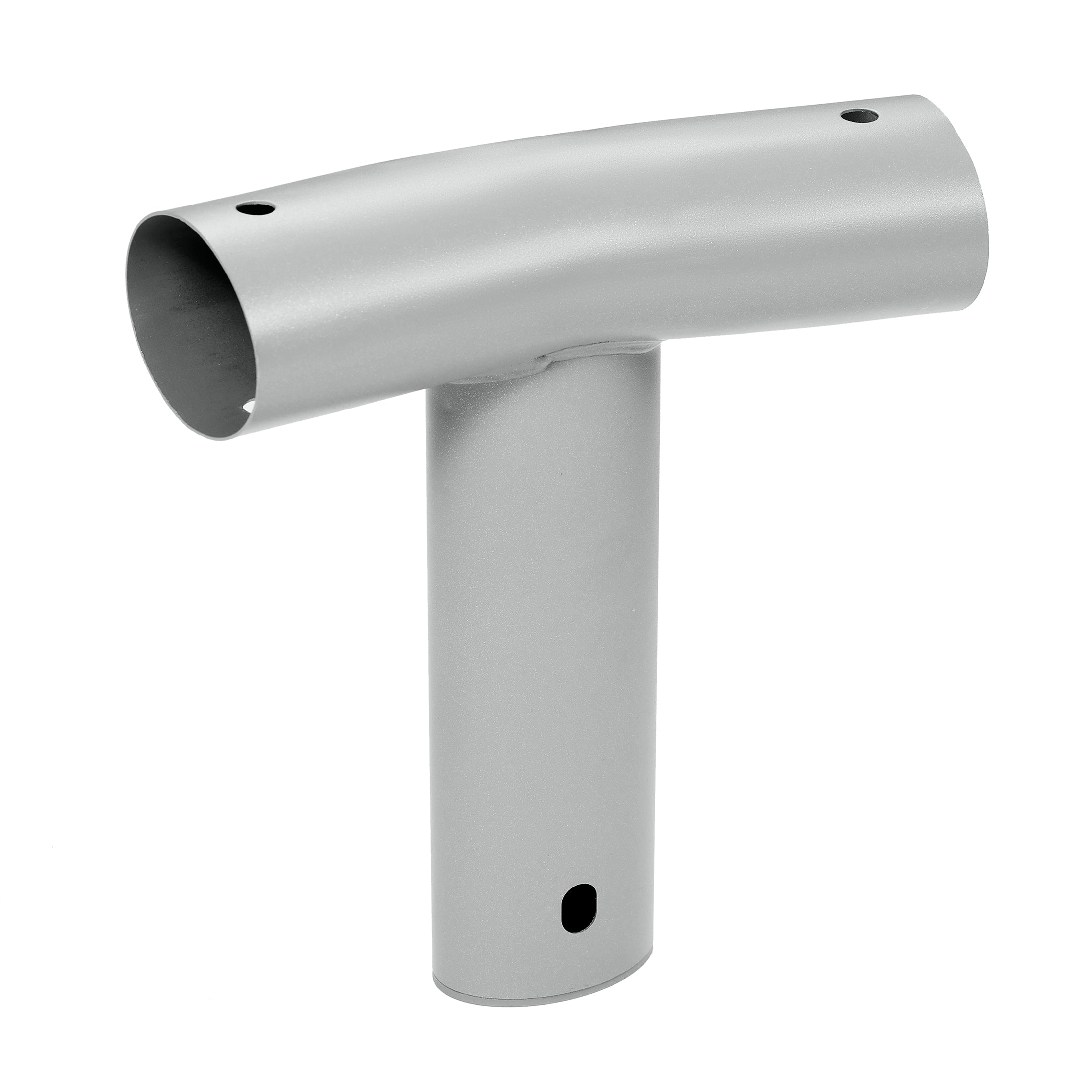 Reemplazo de conector en T para piscina elevada redonda Power Steel, color plateado