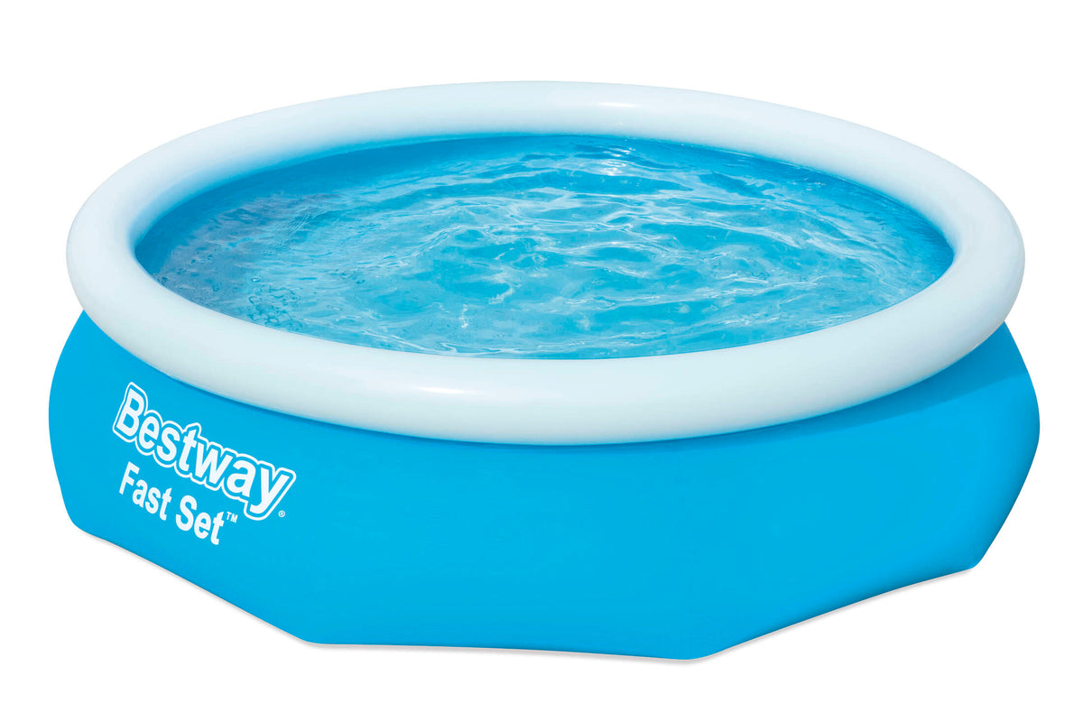 Fast Set 10' x 30" Round Above Ground Pool Liner Replacement, Blue