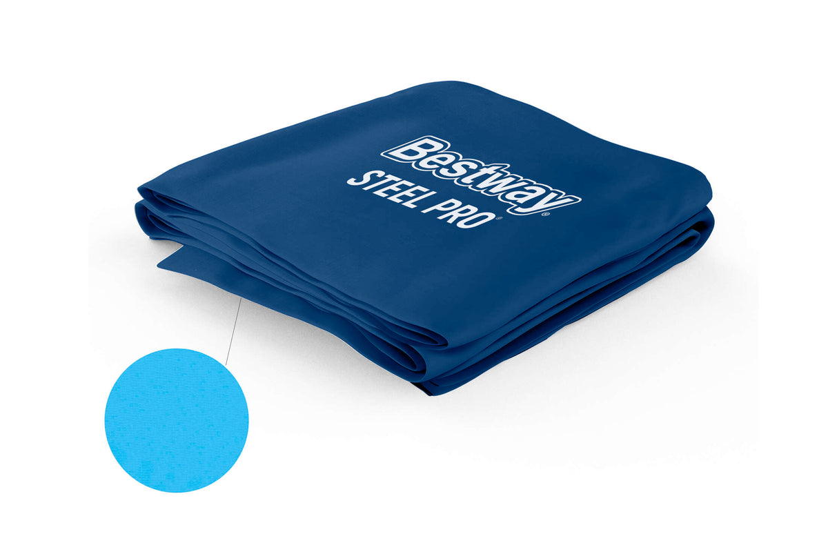 Steel Pro 7'3" x 59" x 17" Rectangular Above Ground Pool Liner Replacement, Blue