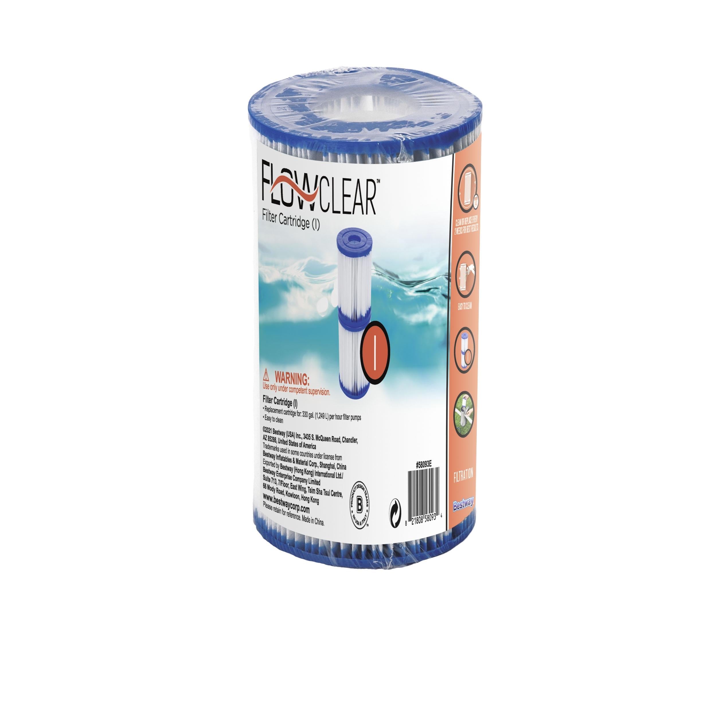 Flowclear Type I Filter Cartridge, 2-Pack