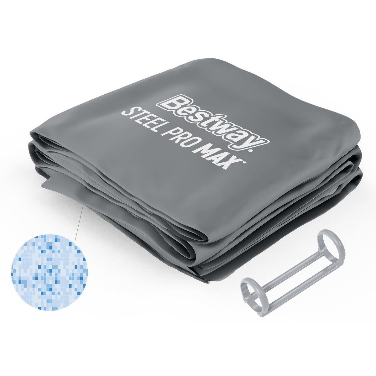 20' x 12' x 48"/6.10m x 3.66m x 1.22m Oval Pool Liner with kit