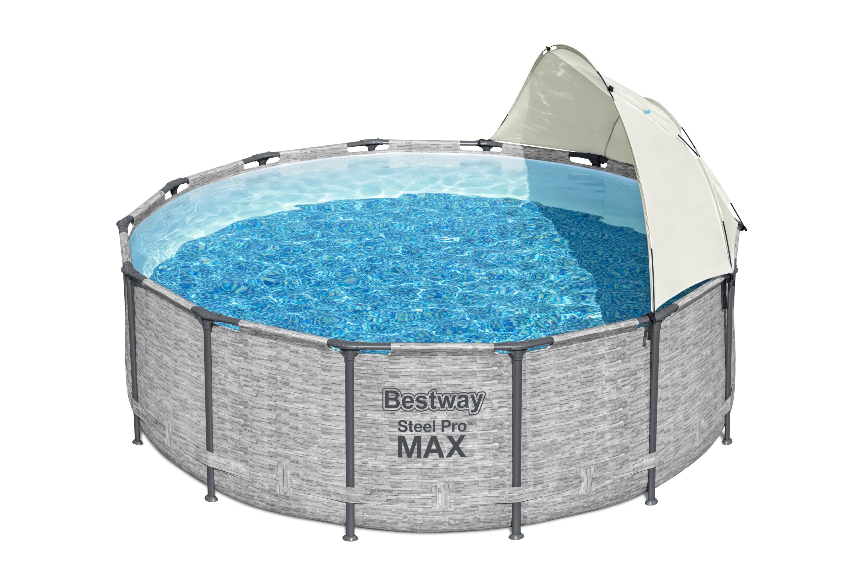 Auvent de piscine hors sol Bestway, pare-soleil 3 à 5,5 m