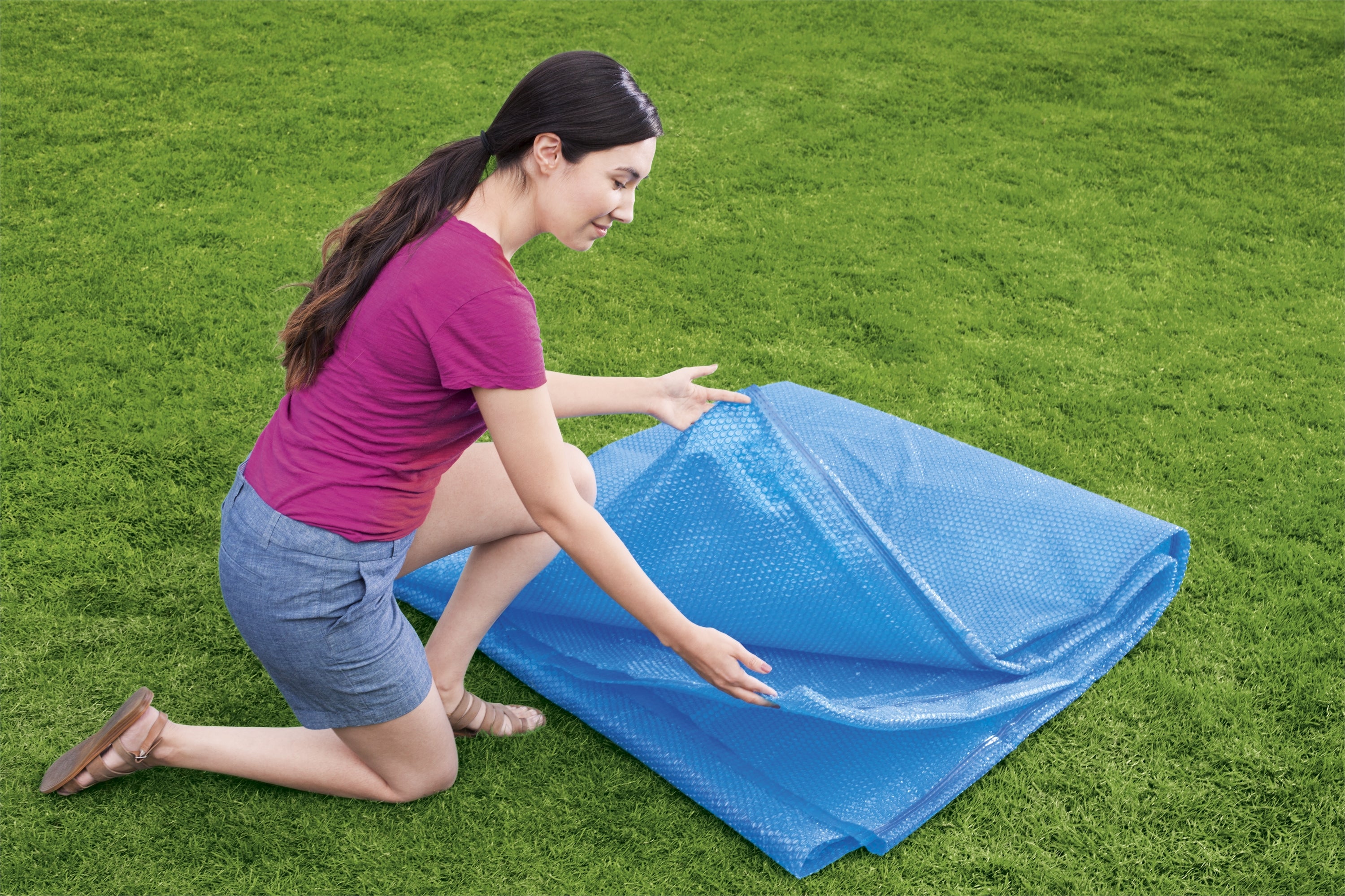 Bestway Round Solar Pool Cover for 18' Above Ground Pools