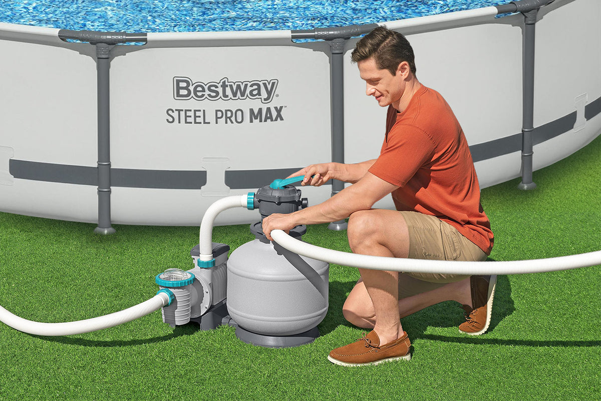 Bestway 3,000 gal. Above Ground Pool Sand Filter Pump