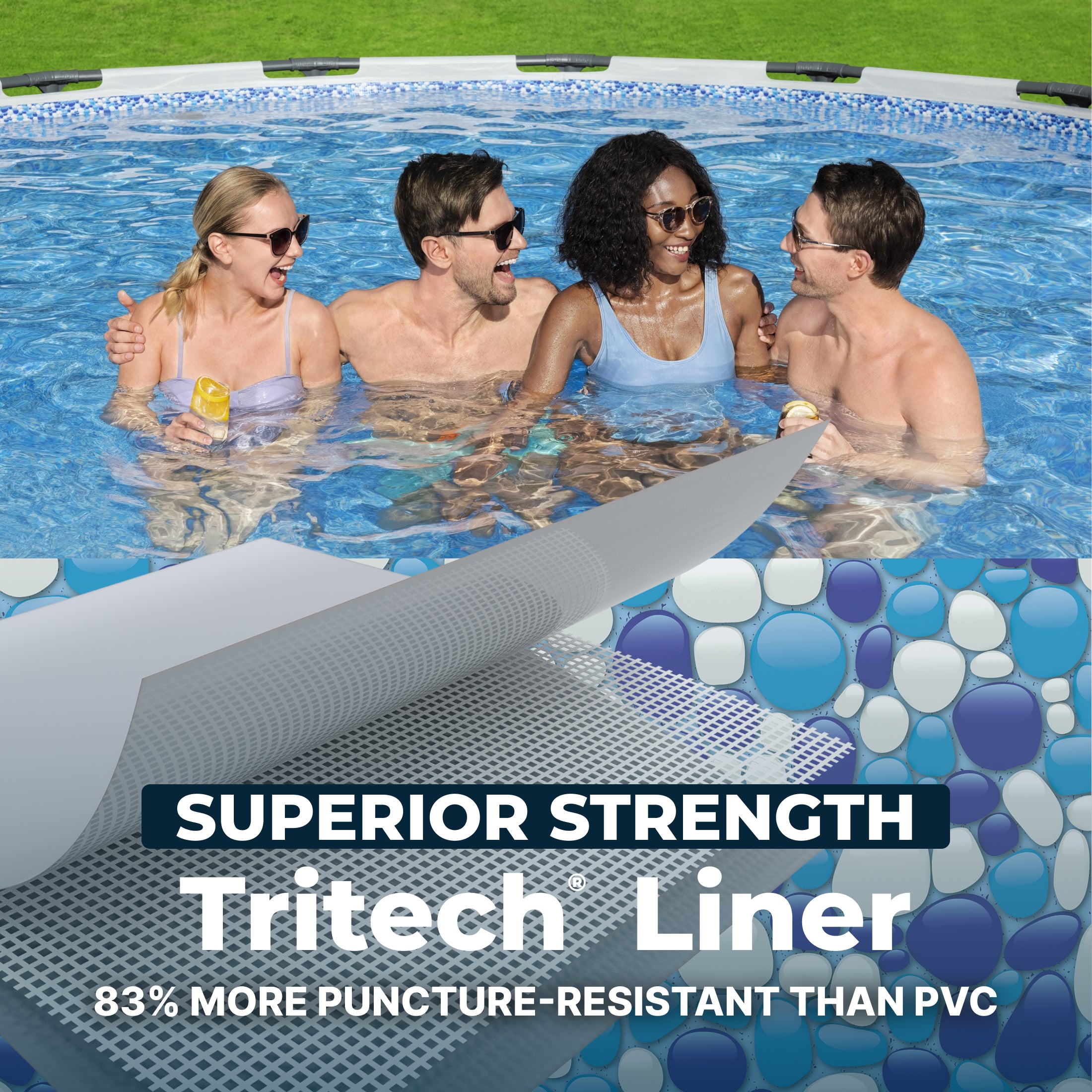 Ensemble de piscine hors sol Bestway Steel Pro MAX 15 pi x 48 po
