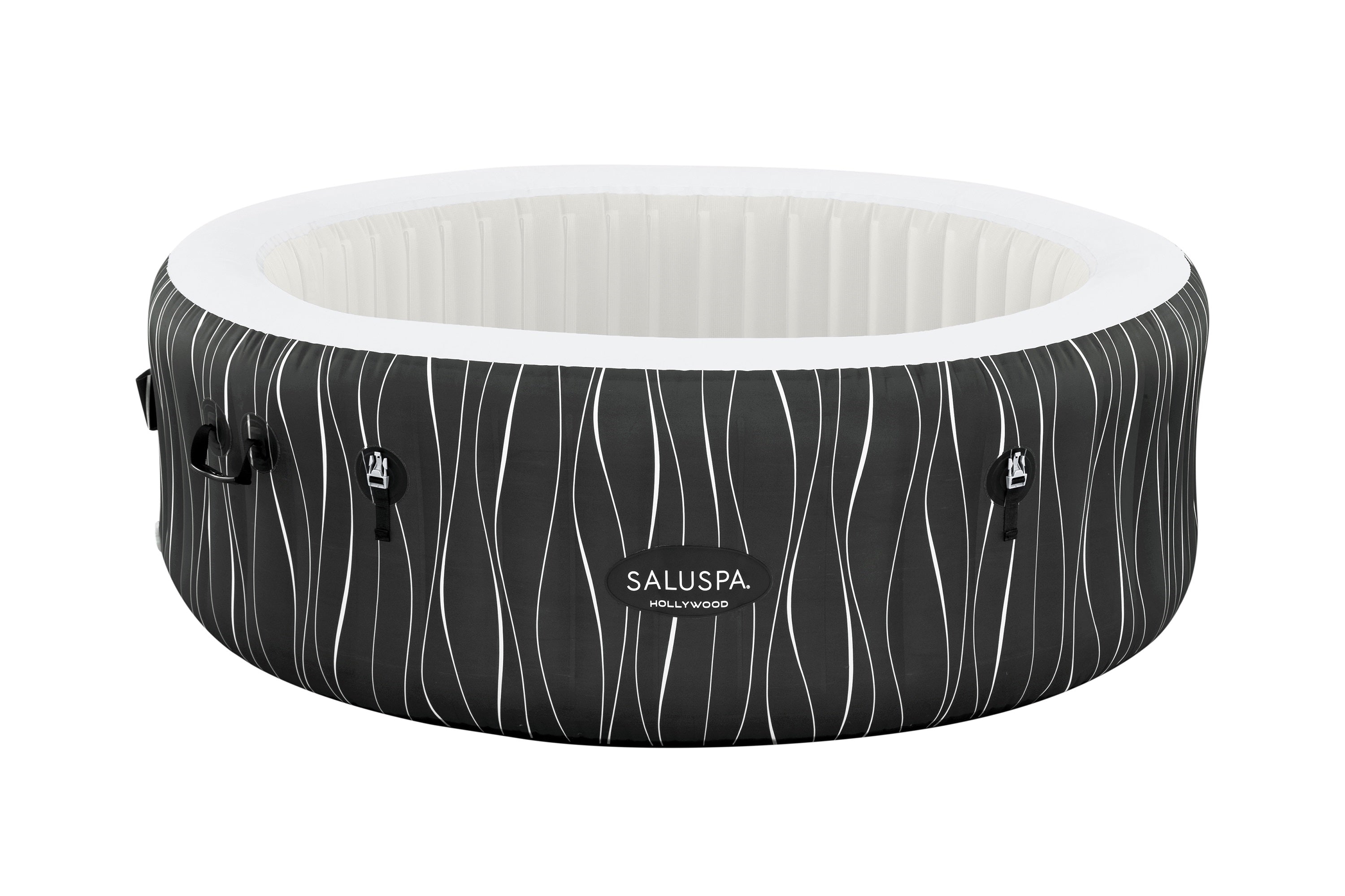 SaluSpa Hollywood AirJet Hot Tub Semi-Transparent Liner Replacement, Black Waves
