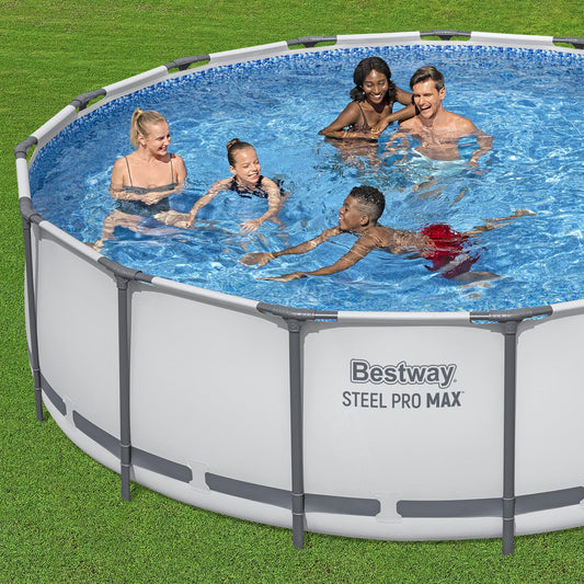 Piscina elevada Bestway Steel Pro MAX de 4,5 m x 122 cm