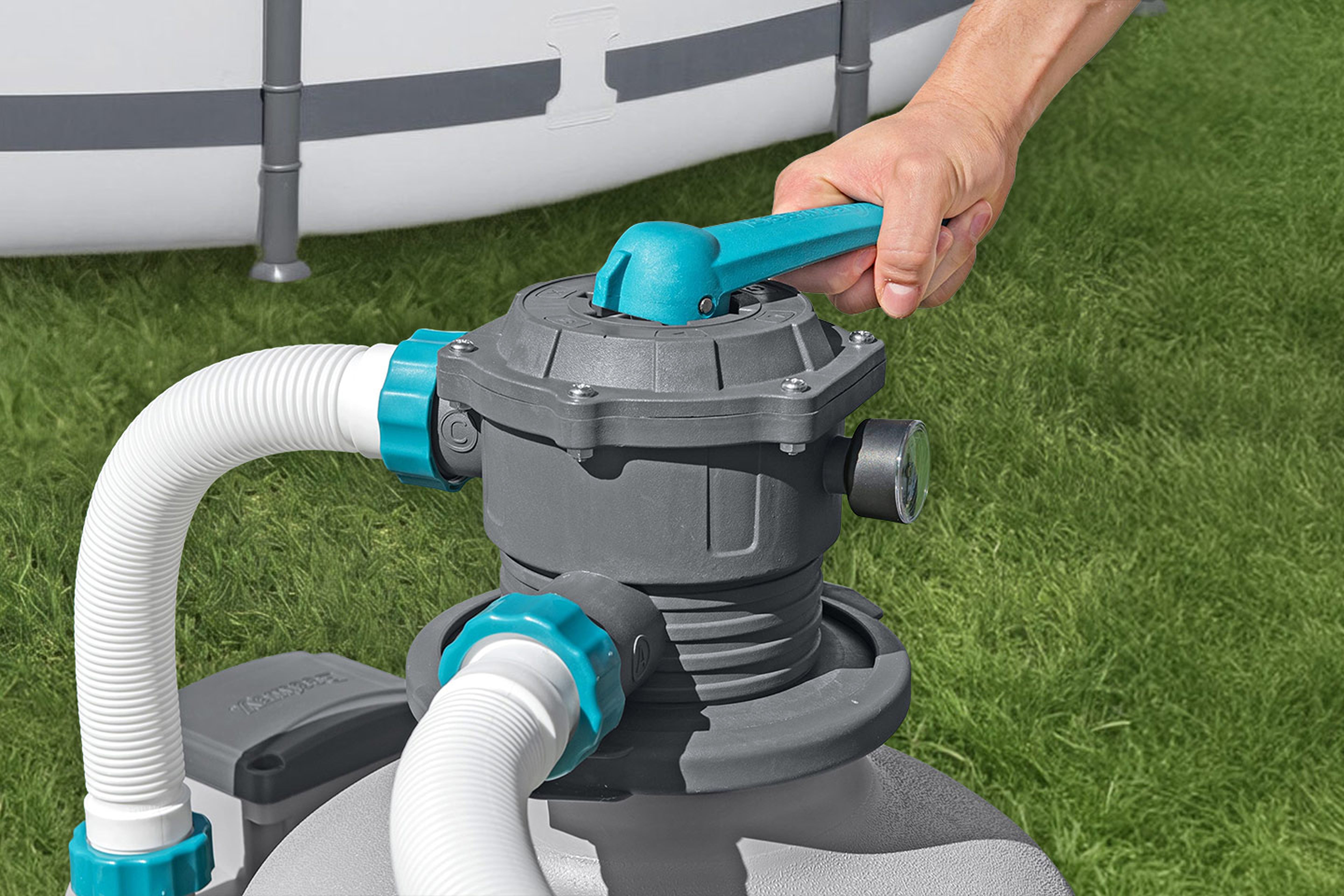 Bestway 3,000 gal. Above Ground Pool Sand Filter Pump
