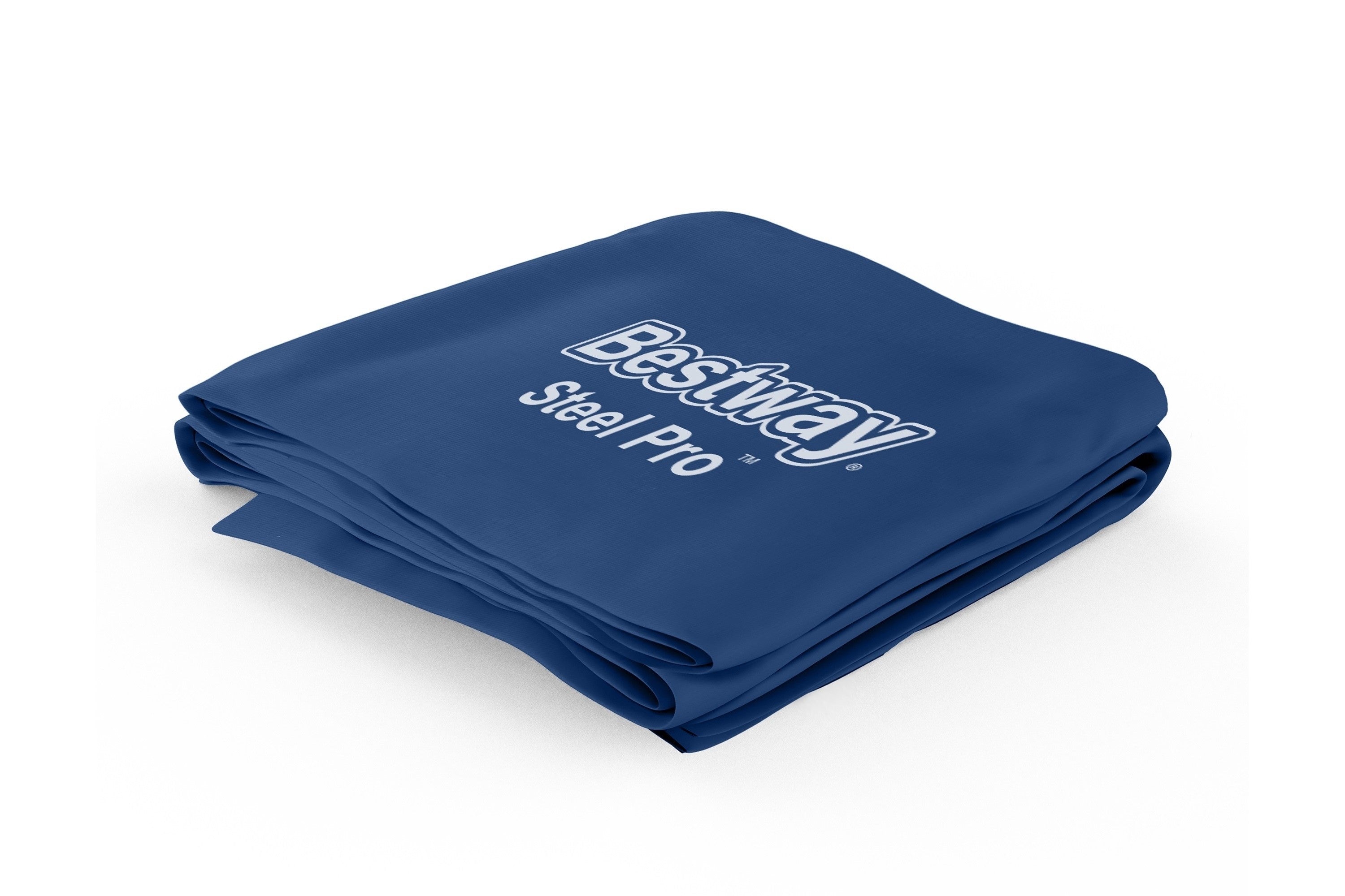 Bâche de remplacement Steel Pro rectangulaire pour piscine hors sol, 4 m x 2 m x 81 cm, bleue