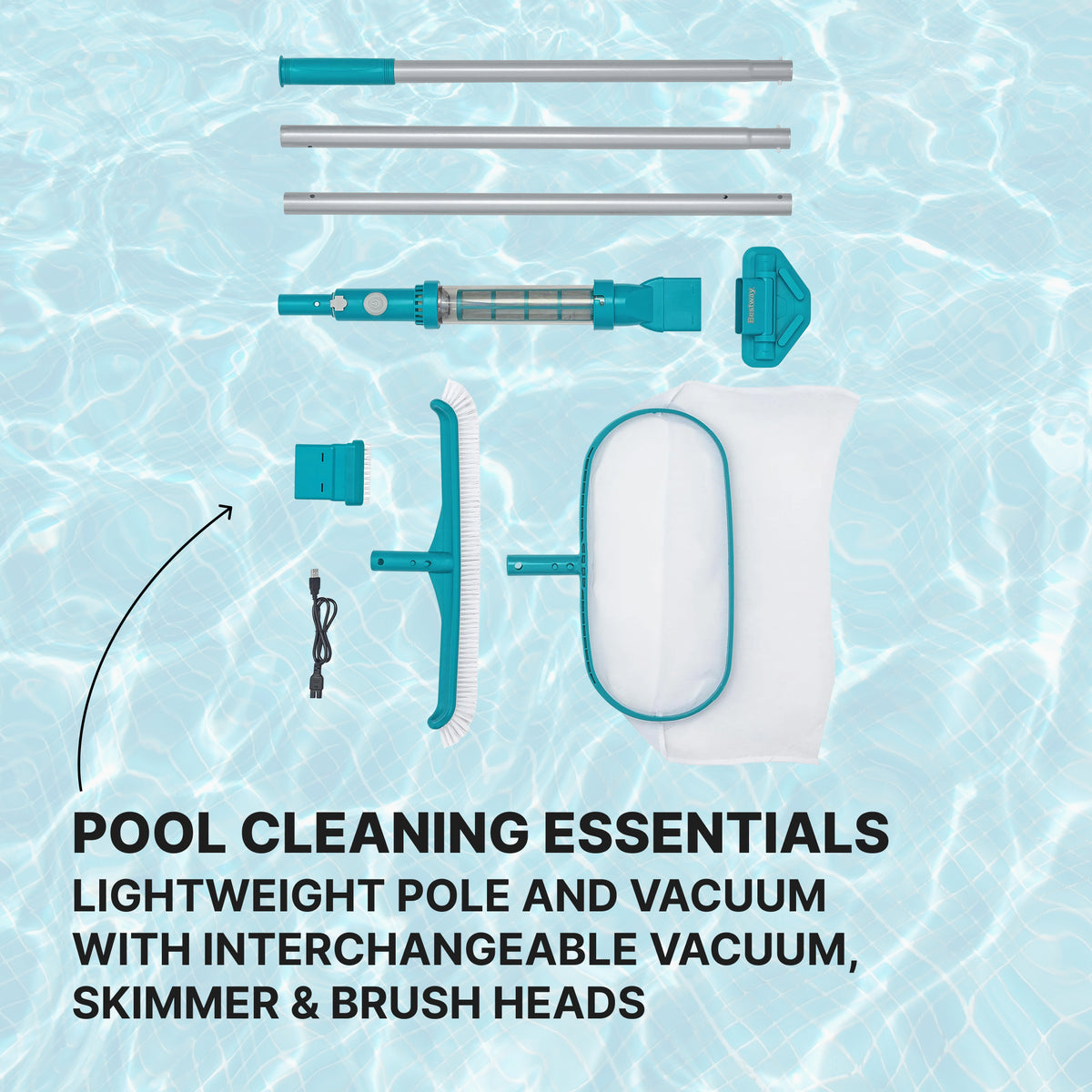 Bestway AquaSurge Pool Maintenance Kit with Vacuum and Skimmer