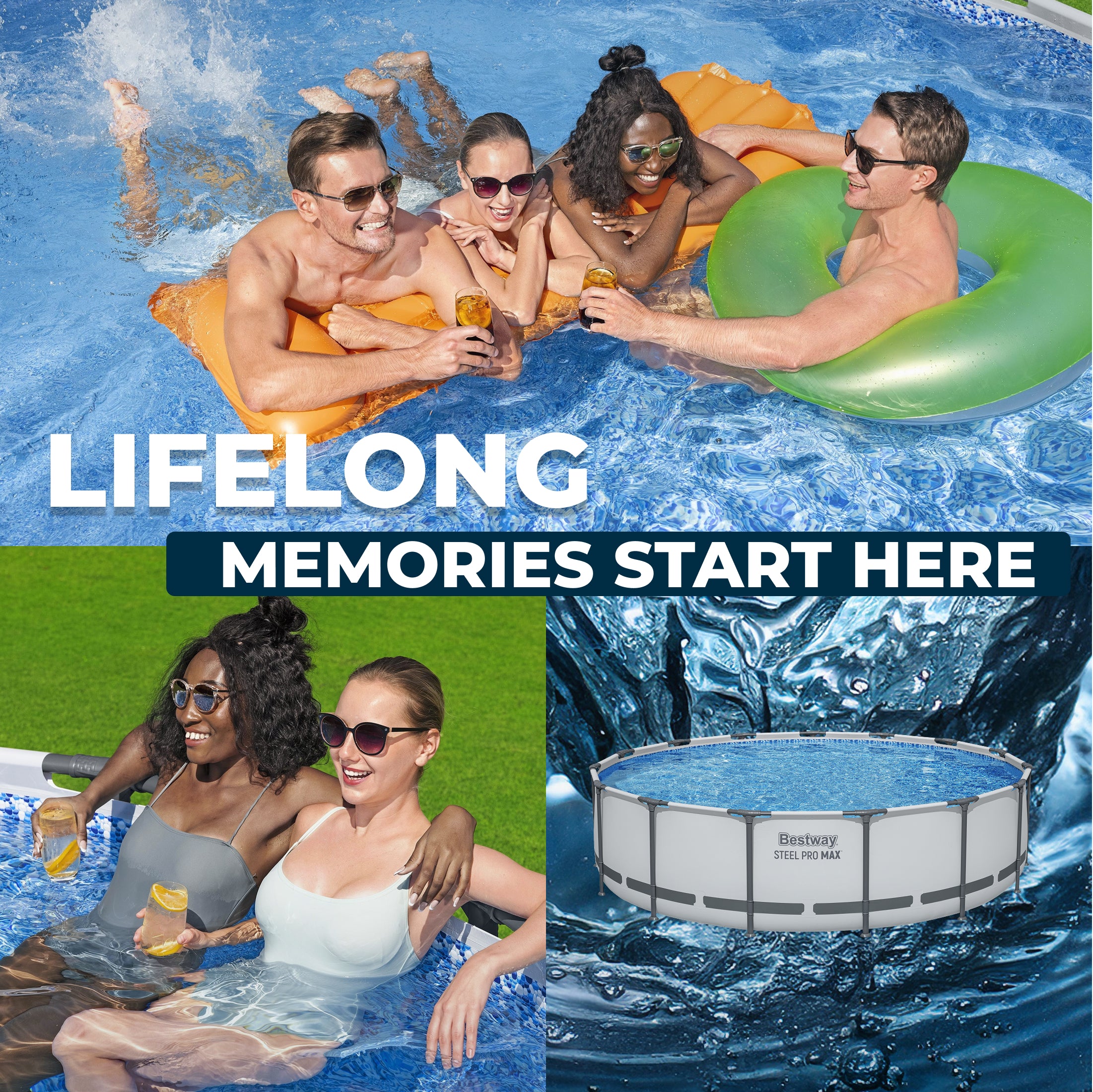Piscine hors sol Bestway Steel Pro MAX 15 pi x 42 po
