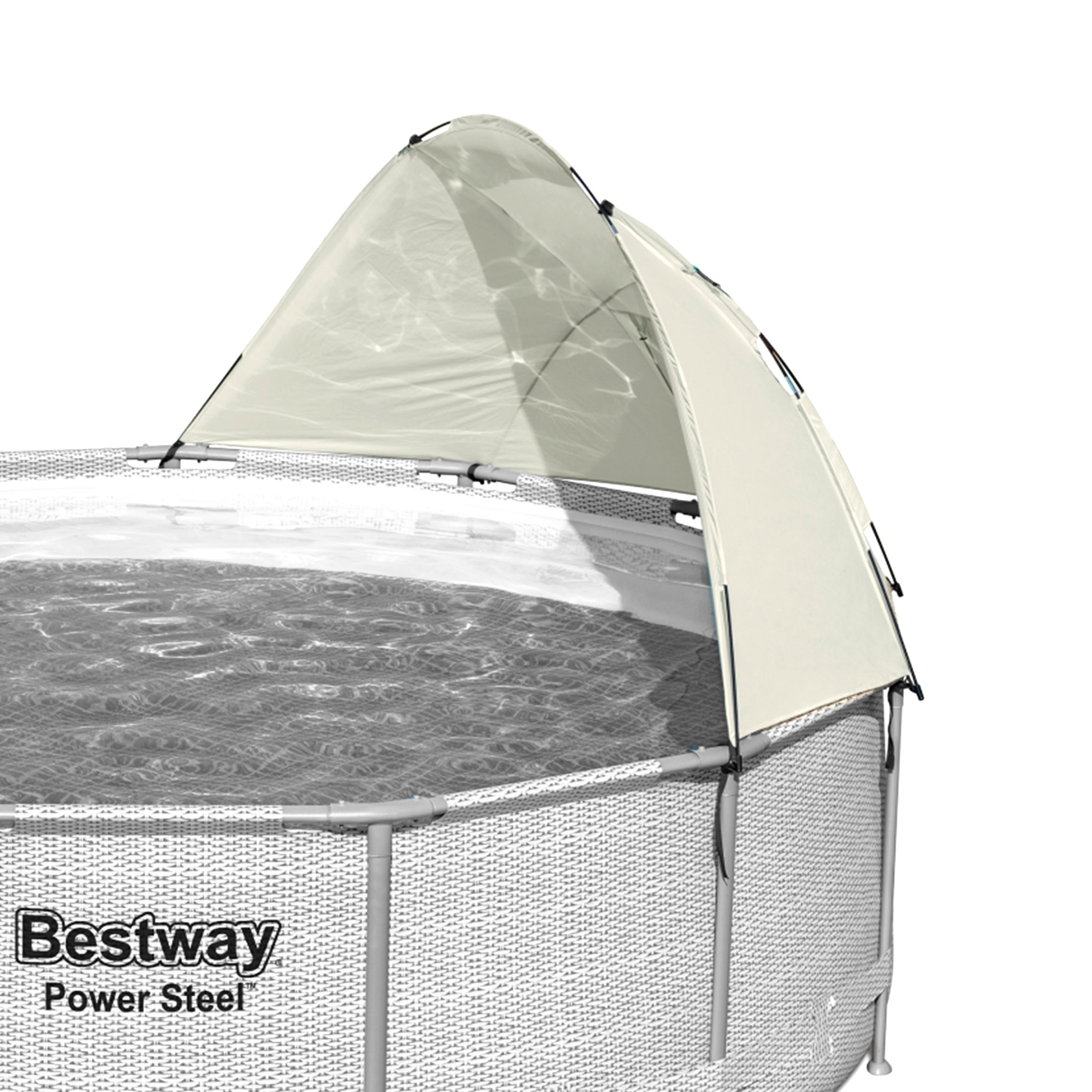 Auvent de piscine hors sol Bestway, pare-soleil 3 à 5,5 m
