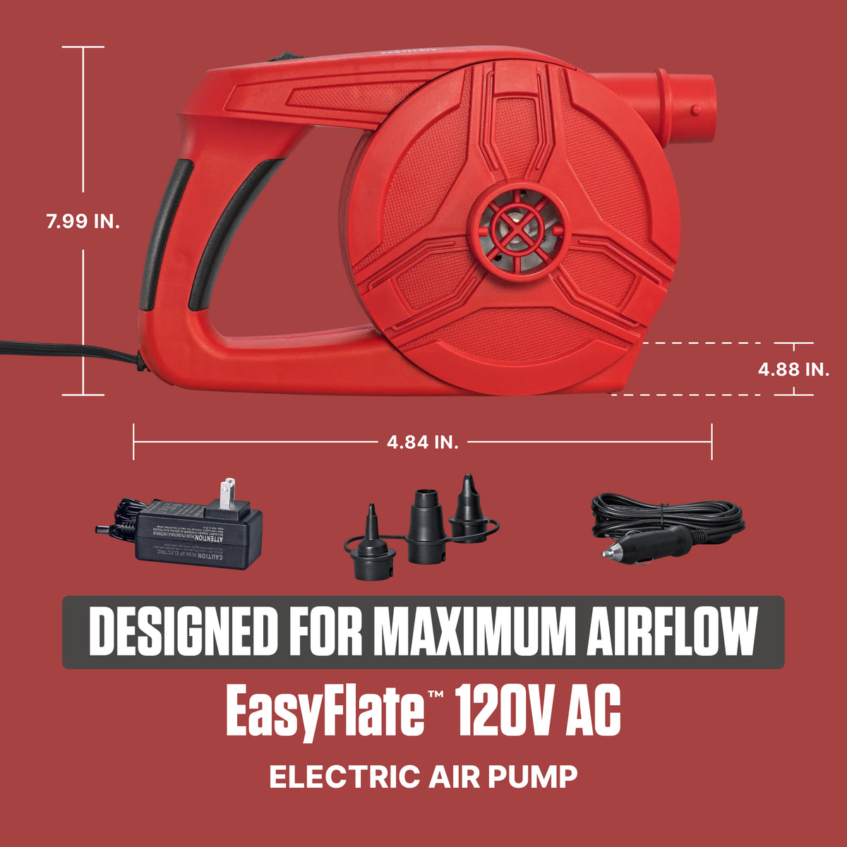 Coleman EasyFlate 120V AC Electric Air Pump