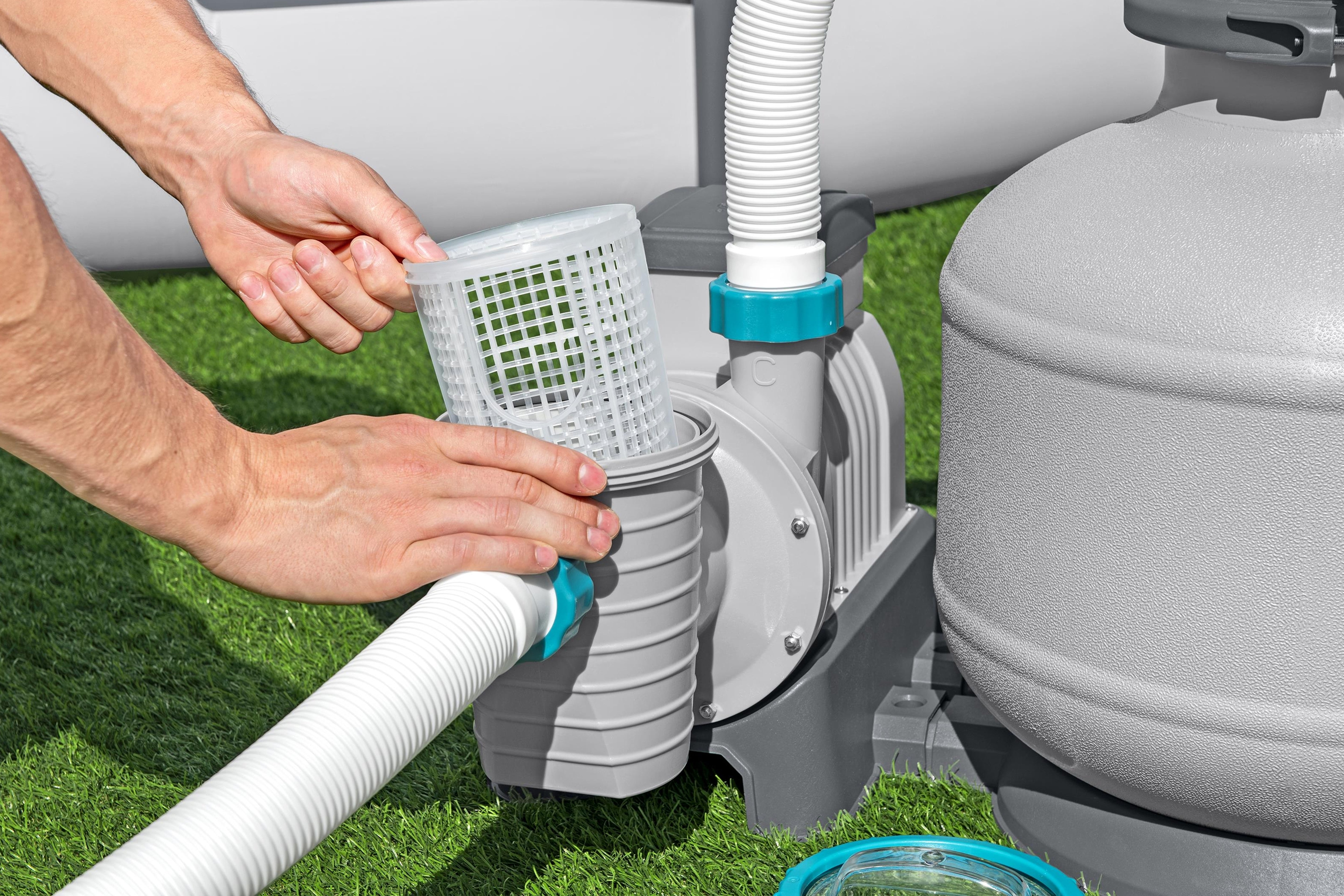Bestway 3,000 gal. Above Ground Pool Sand Filter Pump