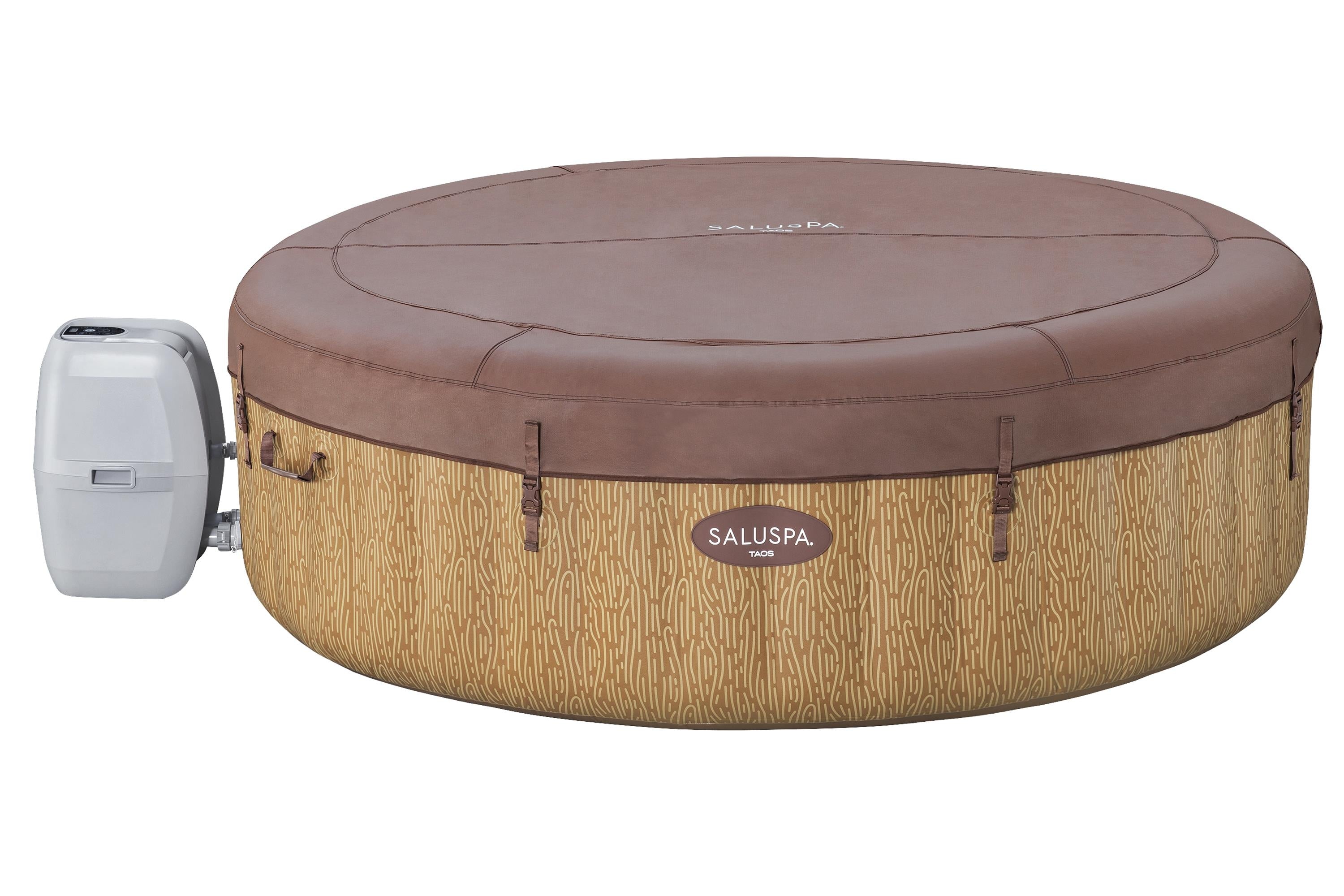 Reemplazo de cubierta de cuero artificial para la parte superior del jacuzzi SaluSpa Taos AirJet, marrón