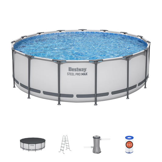 Piscina elevada Bestway Steel Pro MAX de 4,5 m x 122 cm