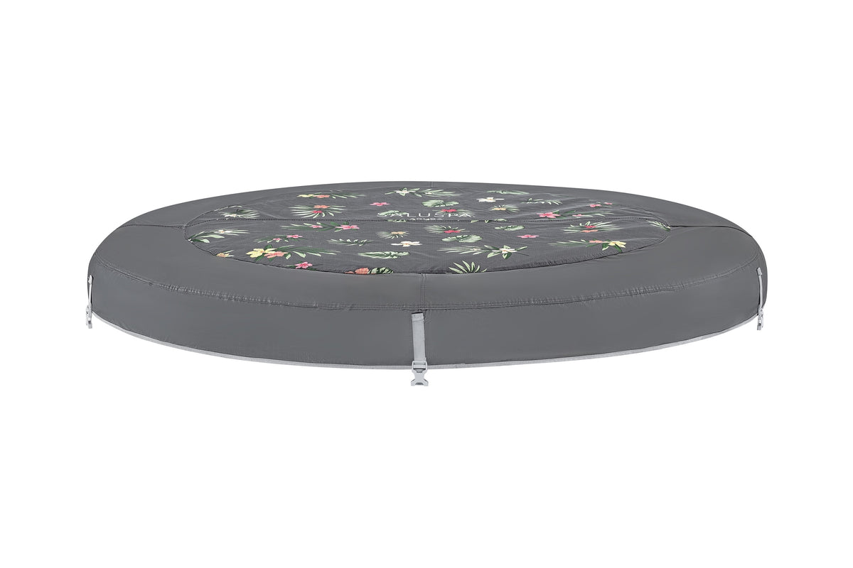 SaluSpa 67" x 26" Aruba AirJet Hot Tub Top Cover Replacement, Gray Floral